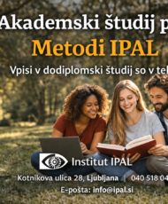 Prvi vpis na diplomski študij in usposabljanje po Metodi IPAL